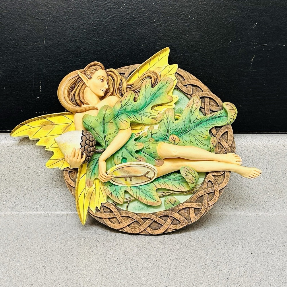 Oak Tree Fairy Plaque Hanging Wall Decor Handcrafted By SASO 2010